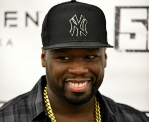 Curtis “50 Cent” Jackson signs an Effen Vodka bottle at Crown Wine & Spirits Featuring: Curtis '50Cent' Jackson Where: Fort Lauderdale, Florida, United States When: 06 Sep 2015 Credit: Johnny Louis/WENN.com